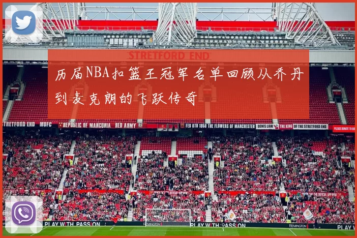 历届NBA扣篮王冠军名单回顾从乔丹到麦克朗的飞跃传奇