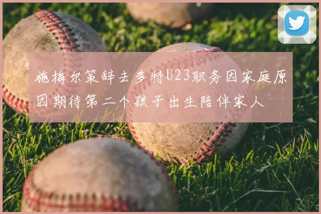 施梅尔策辞去多特U23职务因家庭原因期待第二个孩子出生陪伴家人