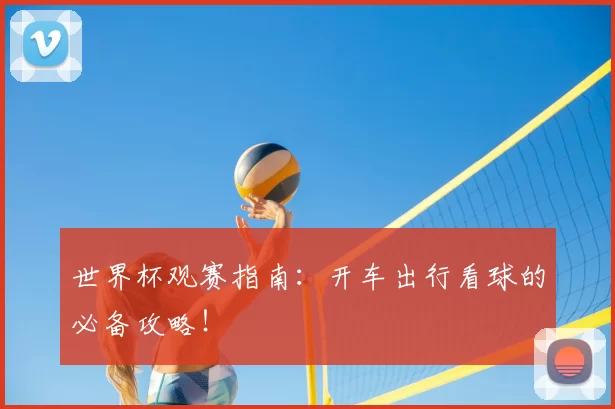 世界杯观赛指南：开车出行看球的必备攻略！